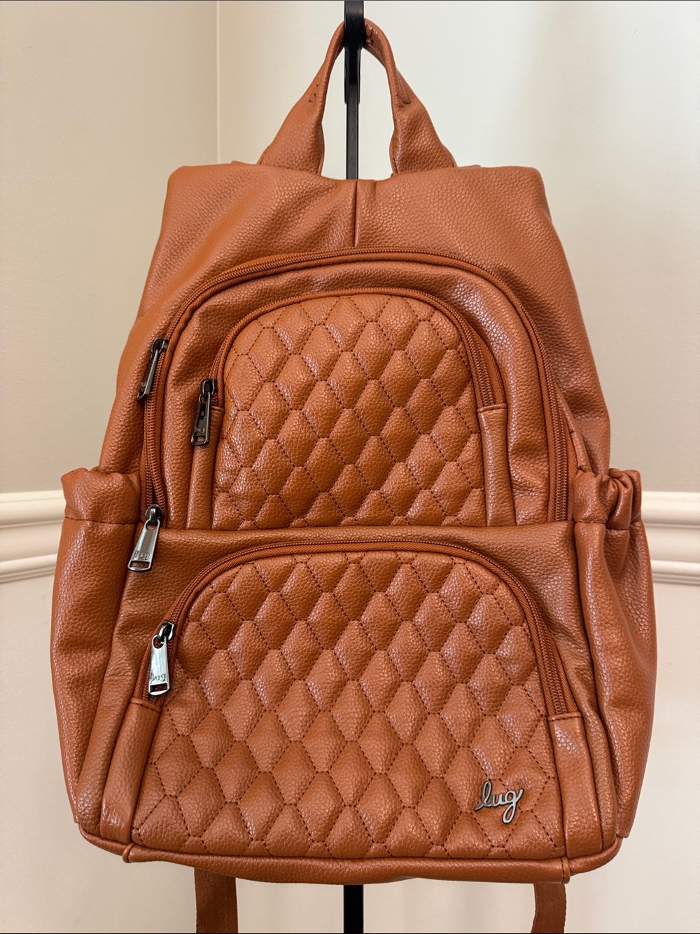 lug hatchback VL in copper brown Backpack with Multiple Pockets